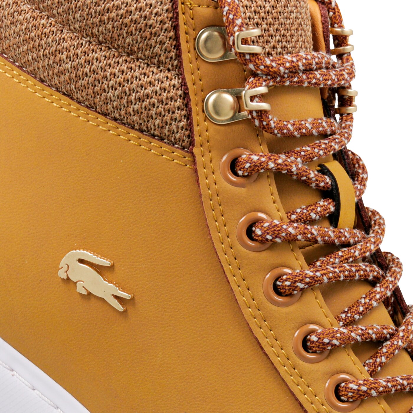 Damskie trampki LACOSTE STRAIGHTSET INSULATEC3182 736caw0045355 kolor beżowy