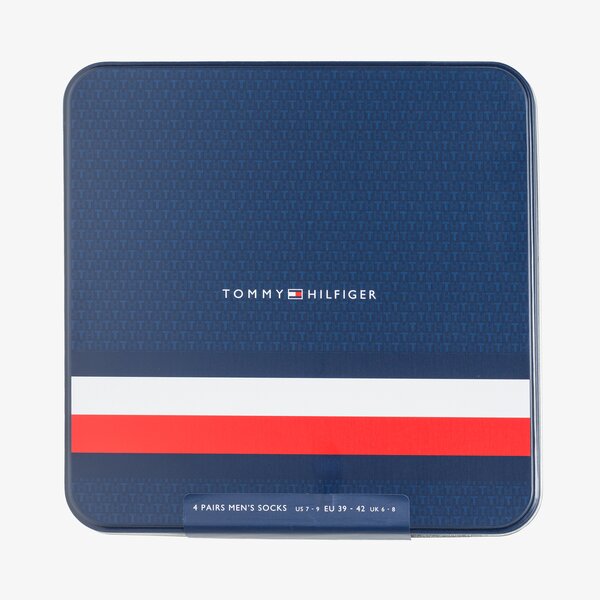 Męskie skarpetki TOMMY HILFIGER SKARPETY MIXED GIFTBOX 4P 39 492001001085039 kolor multicolor