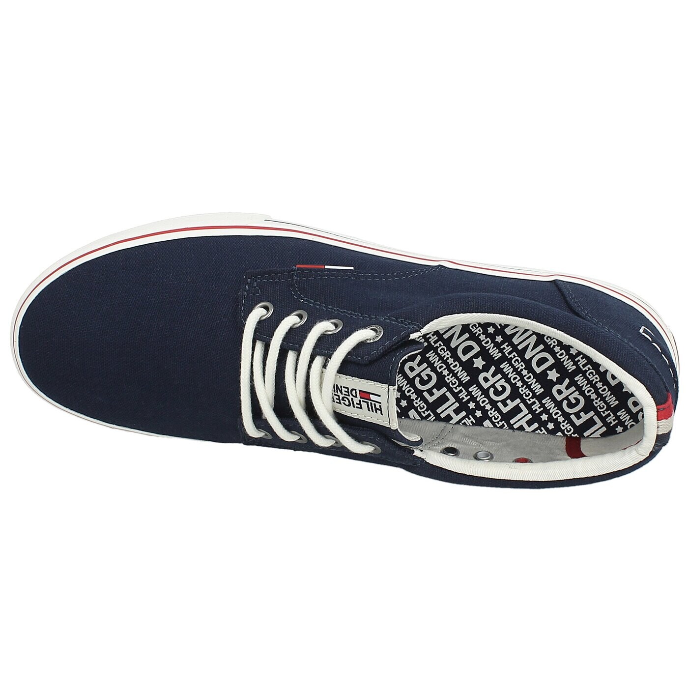 Męskie trampki TOMMY HILFIGER V2385IC 1D1 em56820815284 kolor granatowy