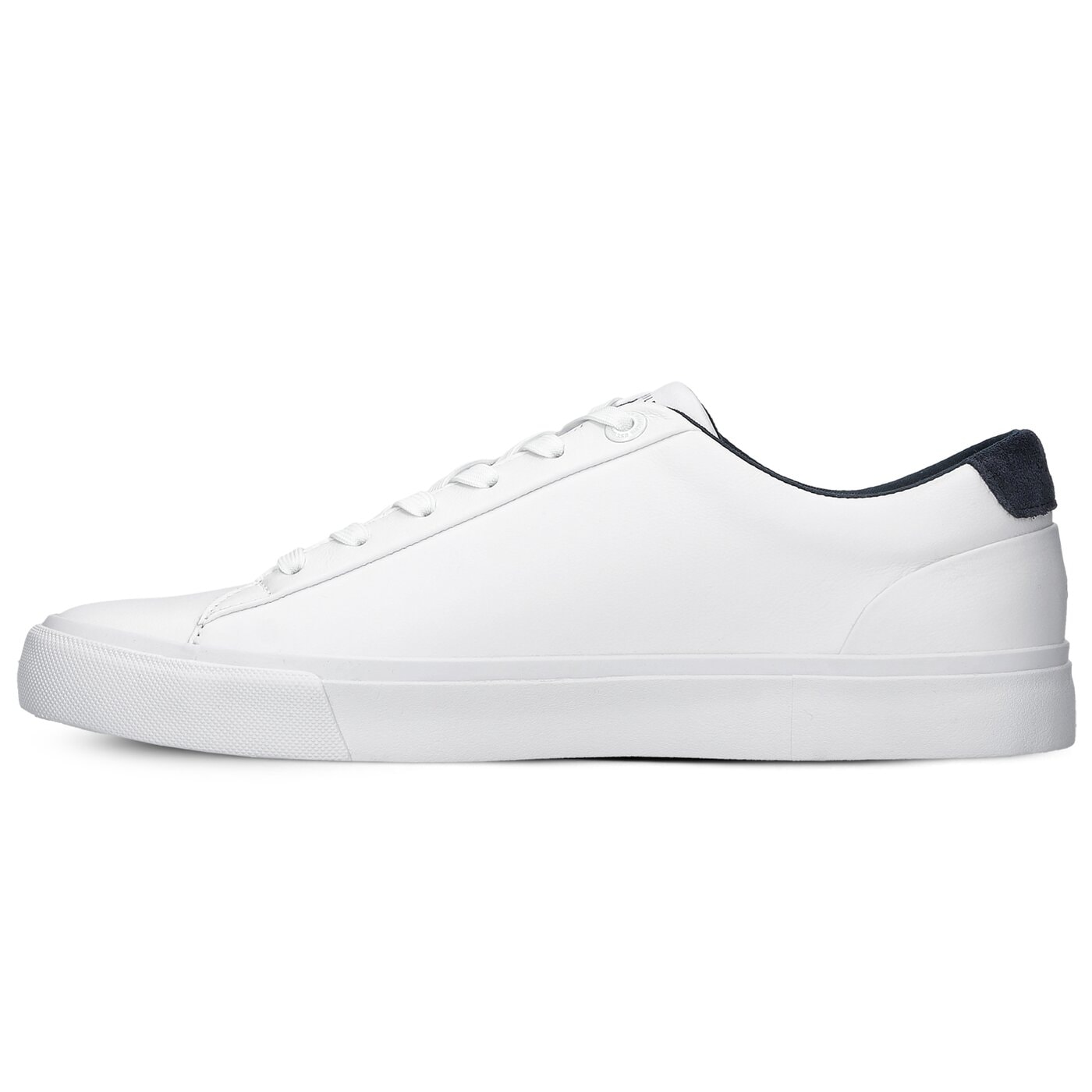 Męskie trampki TOMMY HILFIGER CORPORATE LEATHER SNEAKER fm0fm03397ybr kolor biały
