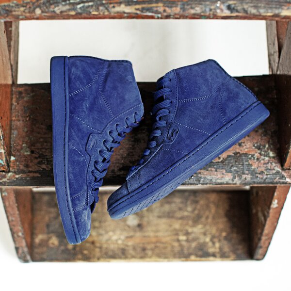 Męskie sneakersy (buty) LACOSTE BROADWICK HI CP  729lem2113125 kolor niebieski