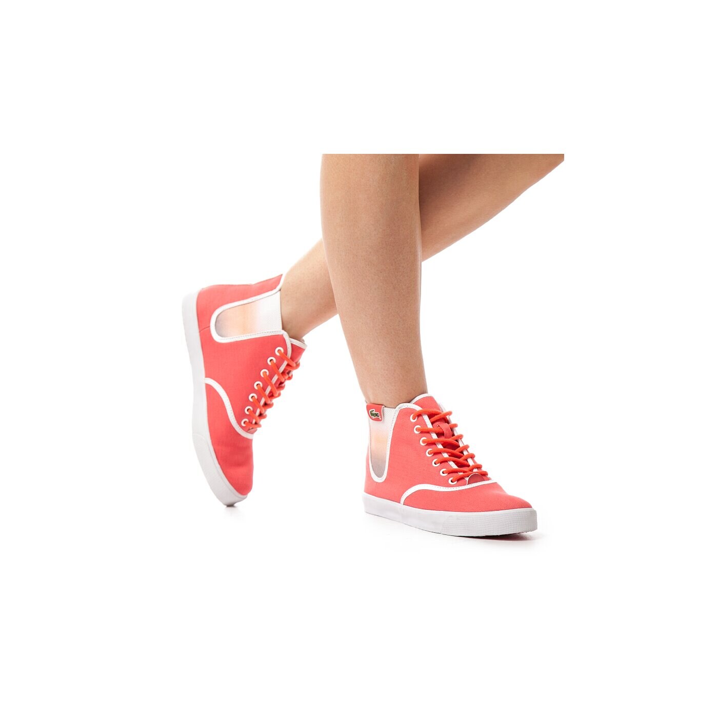 Damskie trampki LACOSTE HELLESDON DDP 725lew4003f50 kolor różowy