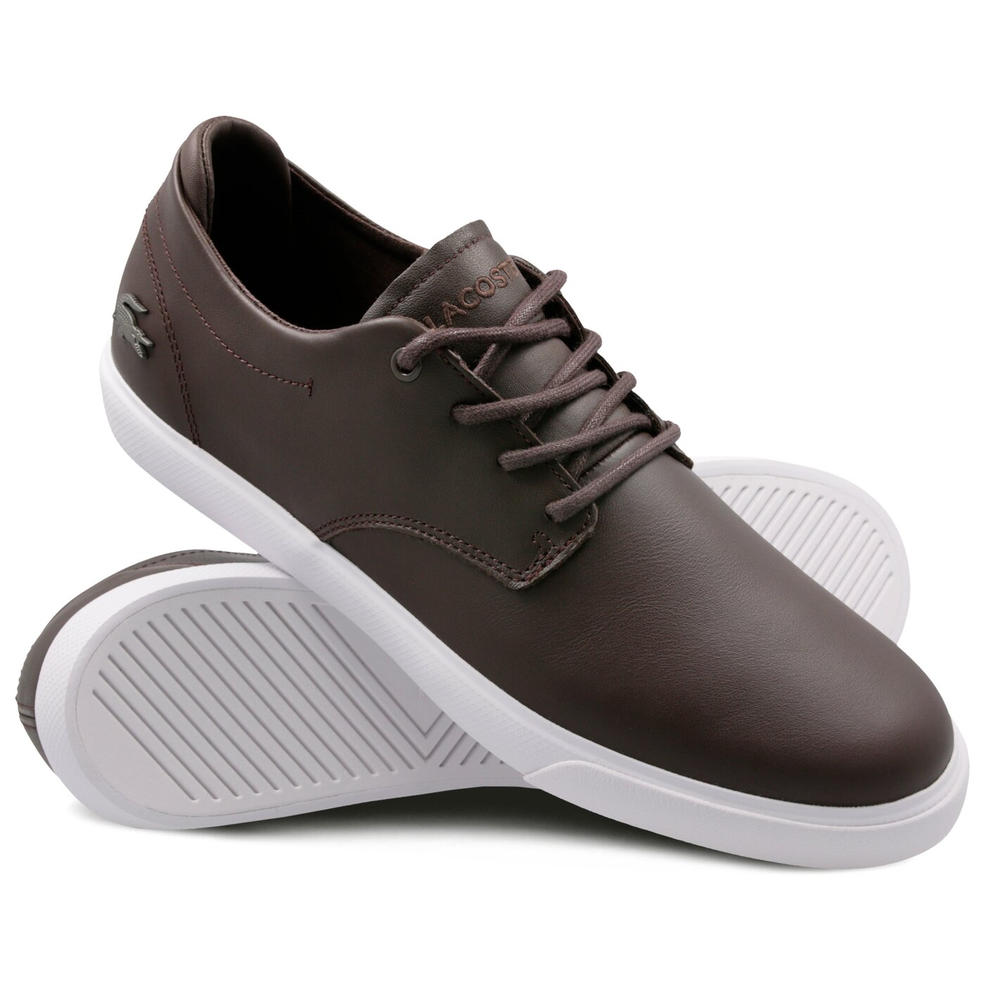 Męskie trampki LACOSTE ESPARRE BL 1 CMA 737cma00952a6 kolor brązowy