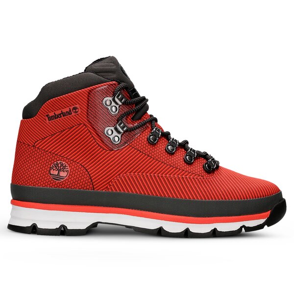 Męskie buty outdoor (trekkingowe) TIMBERLAND EURO HIKER JACQUARD JACQUARD a1lo2 kolor czerwony