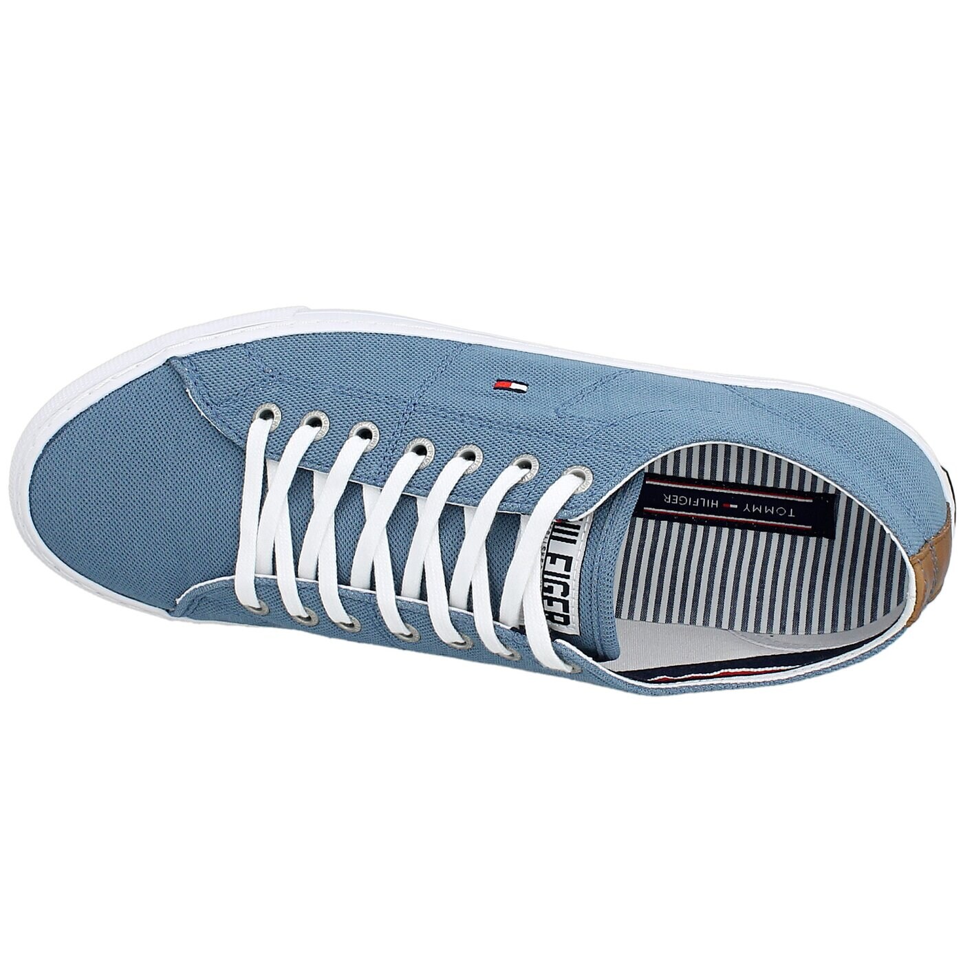 Męskie trampki TOMMY HILFIGER W2285ALKER 7D fm56820981917 kolor niebieski