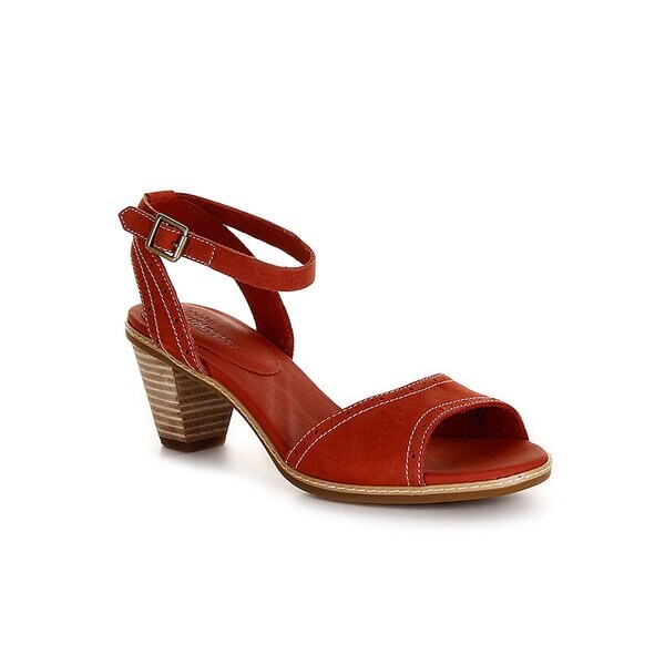 Damskie sandały TIMBERLAND EK MONTVALE SANDAL ANKLE STRAP 8051r kolor czerwony