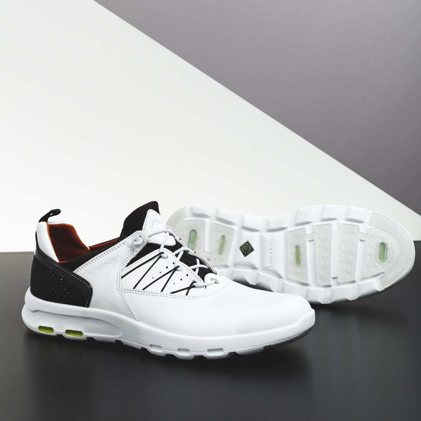 Męskie sneakersy (buty) ROCKPORT LETS WALK M ch4259 kolor biały