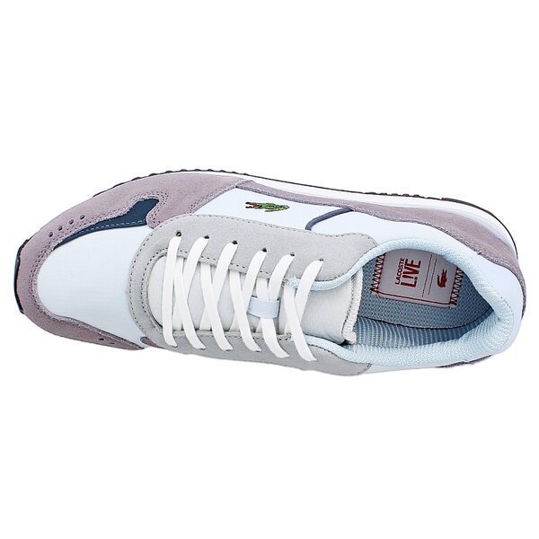 Męskie sneakersy (buty) LACOSTE TRAJET MR  729lem2005435 kolor niebieski
