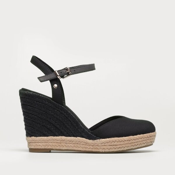 Damskie szpilki / czółenka TOMMY HILFIGER BASIC CLOSED TOE HIGH WEDGE fw0fw04786dw5 kolor granatowy
