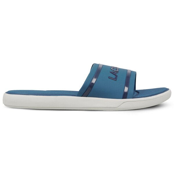Damskie klapki LACOSTE L.30 SLIDE 219 1 CFA 737cfa0021bn1 kolor niebieski