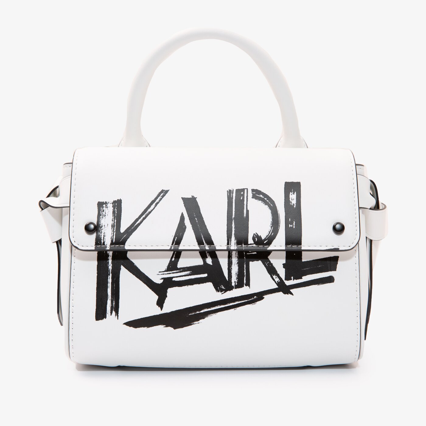 Damska torebka KARL LAGERFELD TOREBKA KIKON MINI PRINT DECO TOP H 216w3007101white kolor czarny