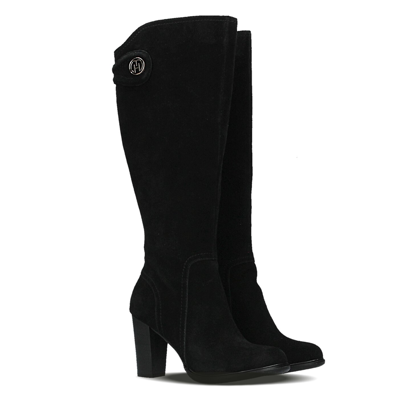 Damskie kozaki TOMMY HILFIGER BETSY 2B fw56819473990 kolor czarny