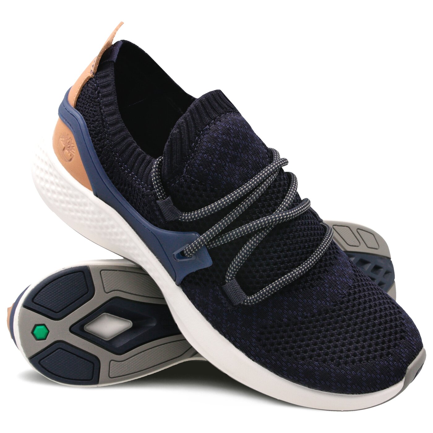 Damskie sneakersy (buty) TIMBERLAND FLYROAM GO KNIT CHUKKA a1s1k kolor granatowy