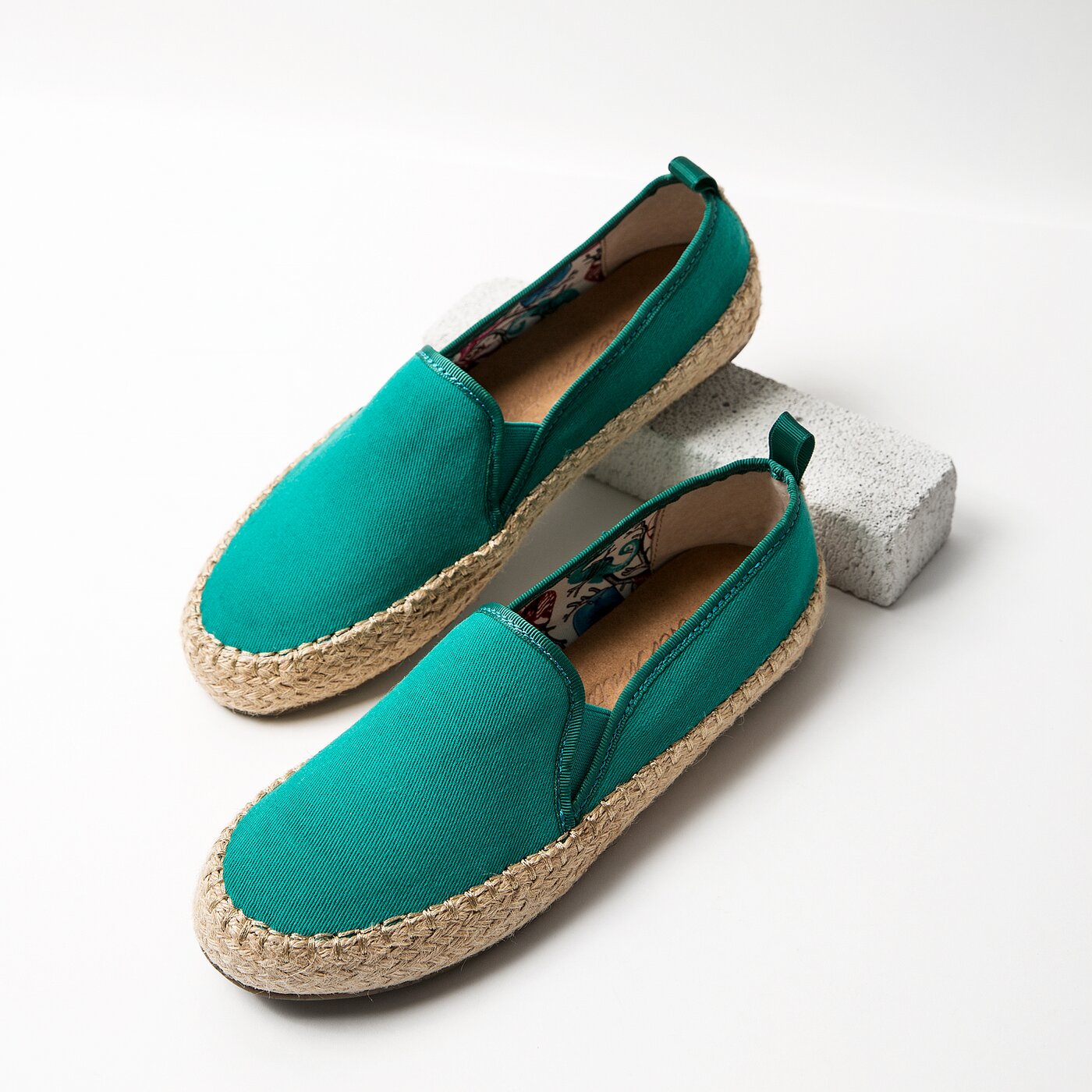 Damskie espadryle EMU GUM LAGOON GREEN w11385lagoongreen kolor zielony