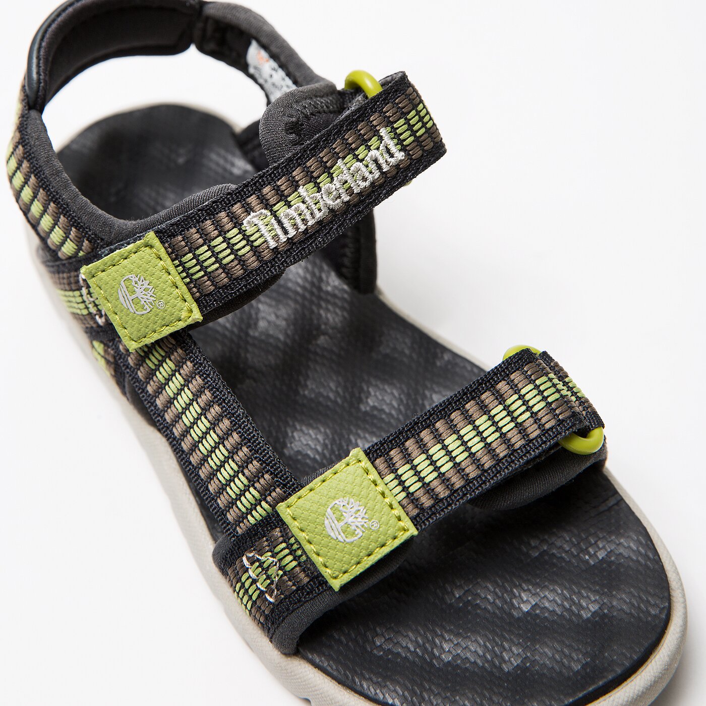 Dziecięce sandały / klapki TIMBERLAND PERKINS ROW WEBBING SNDL tb0a1pw41101 kolor khaki