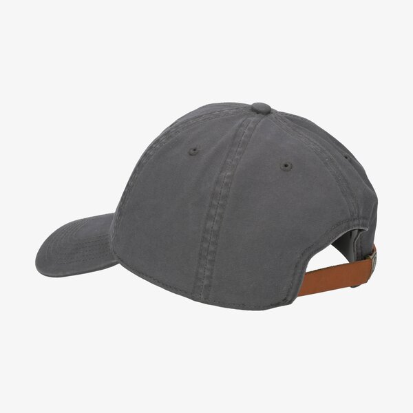 Damska czapka z daszkiem TIMBERLAND CZAPKA COTTON CANVAS tb0a1e9ij551 kolor szary