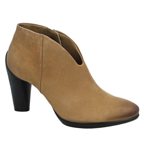 Damskie botki / sztyblety ECCO SCULPTURED 75 24275302034 kolor beżowy