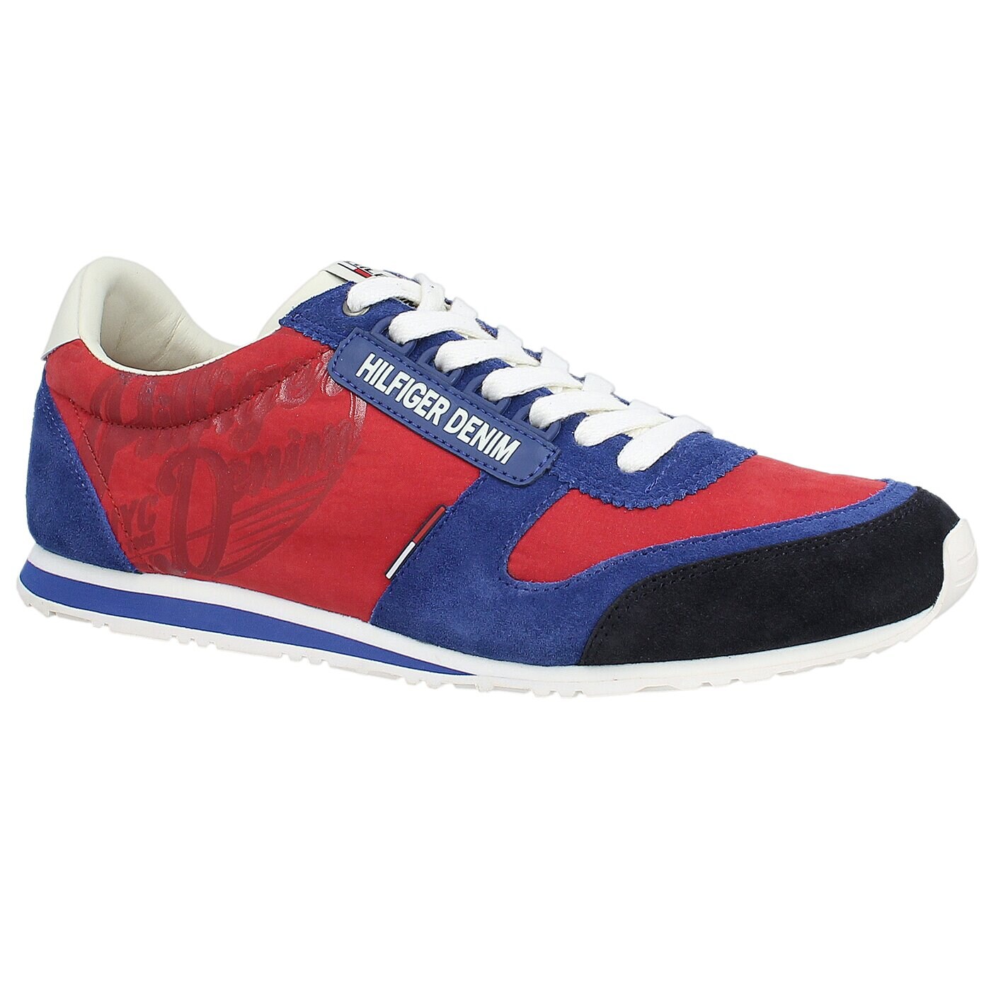 Męskie sneakersy (buty) TOMMY HILFIGER S2385PRINT 1C em56820720479 kolor czerwony