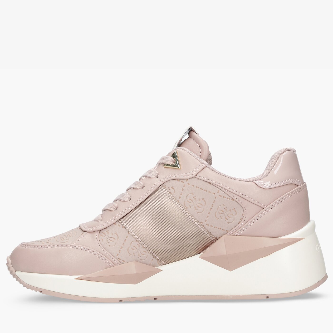 Damskie sneakersy (buty) GUESS TESHA fl5tesele12blush kolor różowy