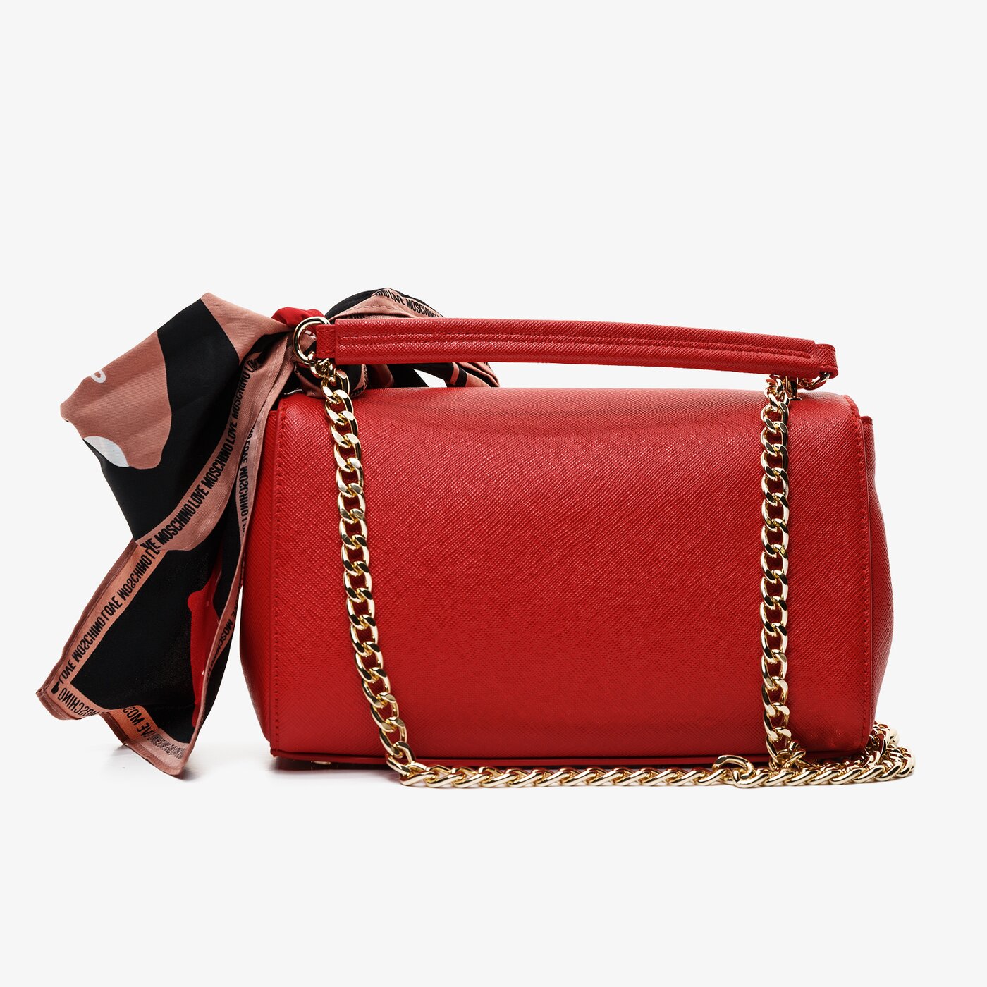 Damska torebka LOVE MOSCHINO TOREBKA THE ICE CREEM SCARF jc4239pp0akg0500 kolor czerwony