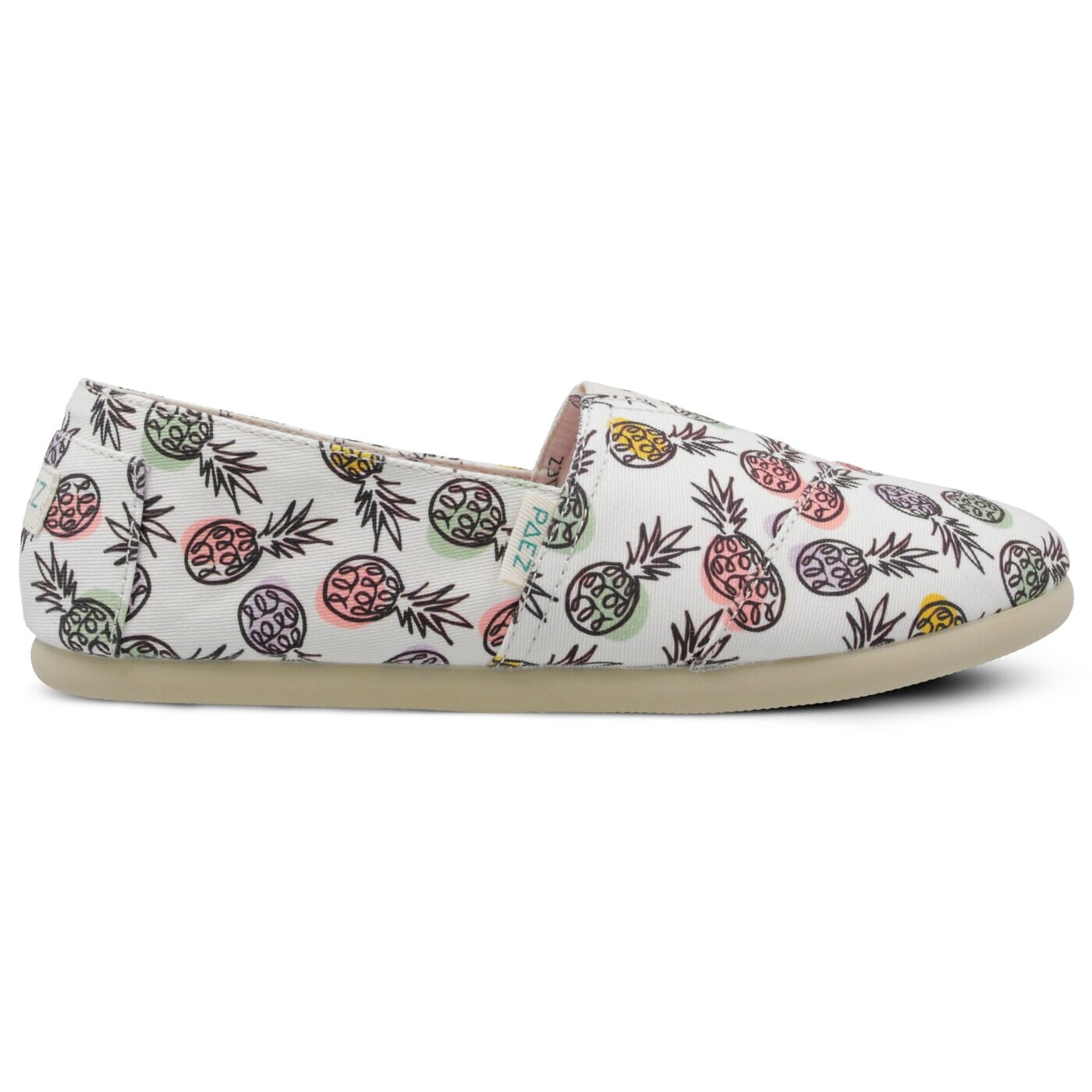 Damskie espadryle PAEZ ORIGINAL GUM CLASSIC PRINT PINEAPPLES 1930501s0009-100 kolor biały