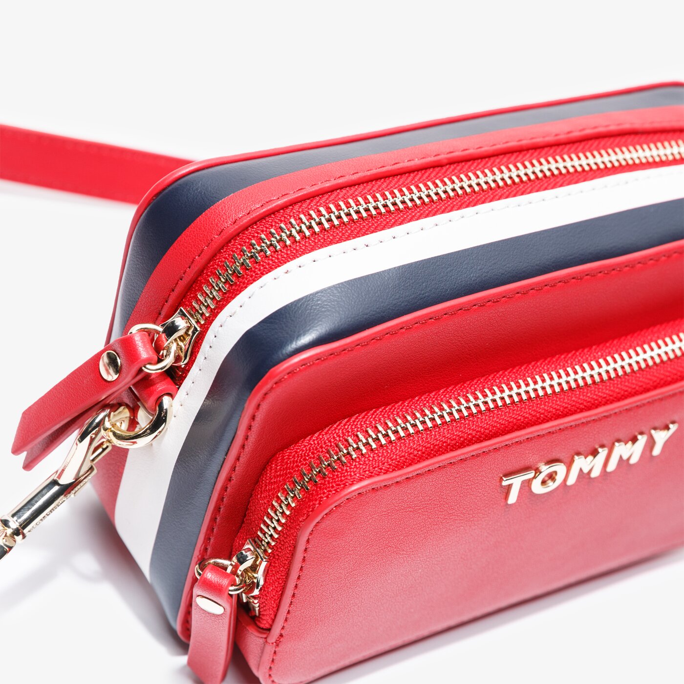 Damska torebka TOMMY HILFIGER TOREBKA TH CORPORATE CAMERA BAG aw0aw07690xaf kolor bordowy