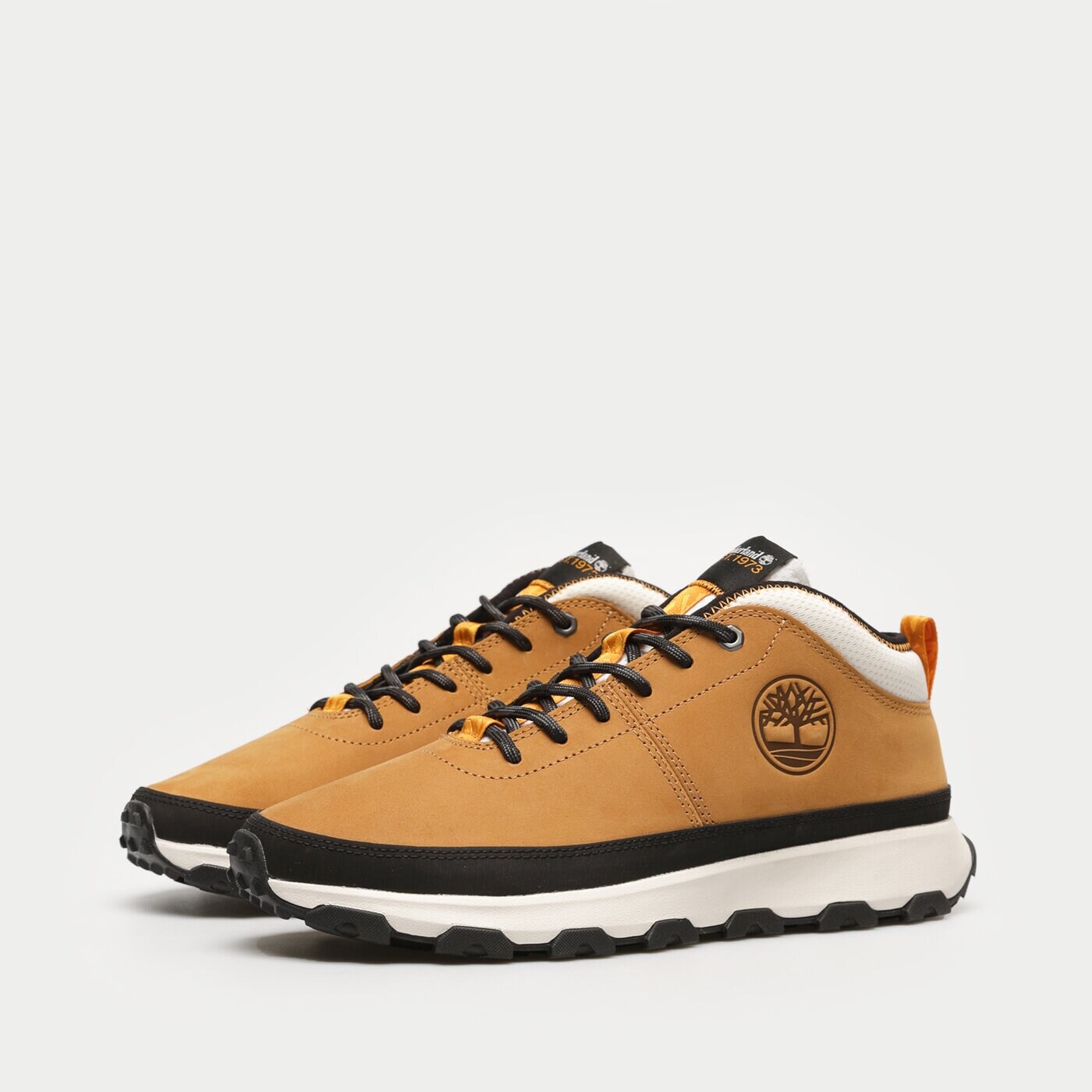 Męskie buty outdoor (trekkingowe) TIMBERLAND WINSOR TRAIL MID LEATHER tb0a5twv2311 kolor brązowy