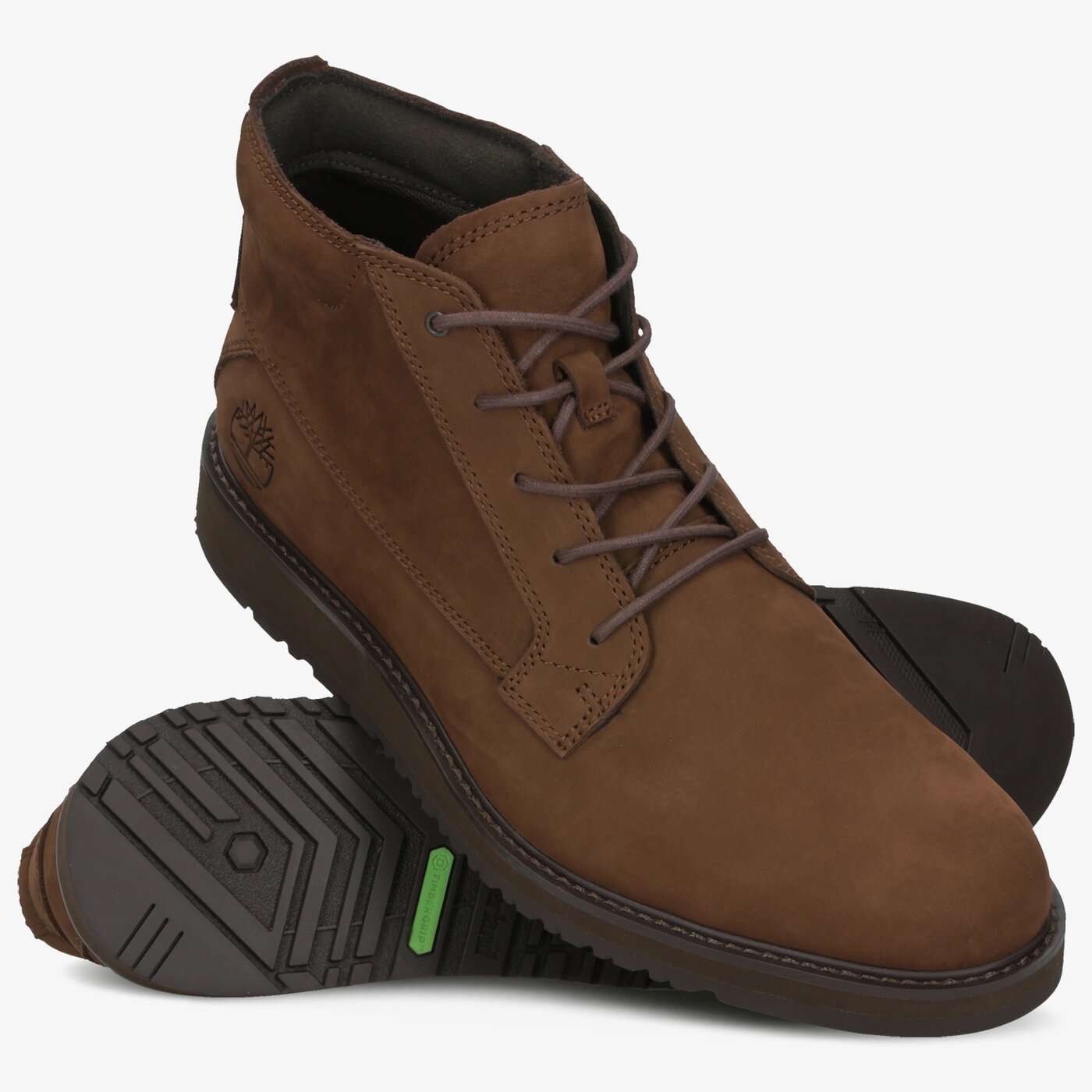 Męskie buty za kostkę TIMBERLAND WESLEY FALLS CHUKKA tb0a29a49311 kolor brązowy