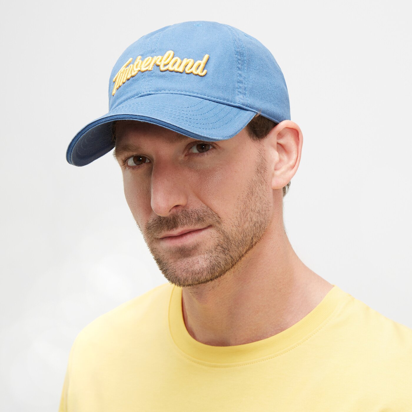 Damska czapka z daszkiem TIMBERLAND CZAPKA EMBROIDERED LOGO BASEBALL CAP tb0a1e9l2881 kolor niebieski