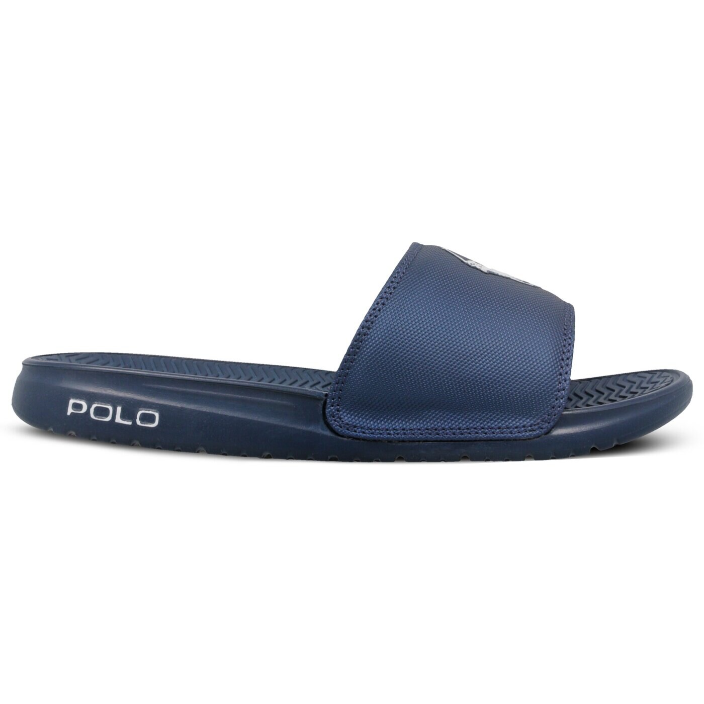 Męskie klapki POLO RL RODWELL SANDALS CASUAL BLUE SYNTHETIC 816671827004 kolor granatowy