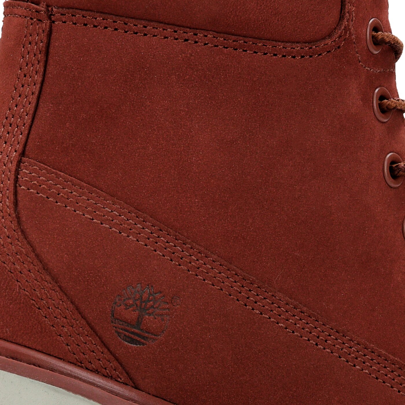 Damskie botki / sztyblety TIMBERLAND KENNISTON 6IN LACE UP a1keu kolor czerwony