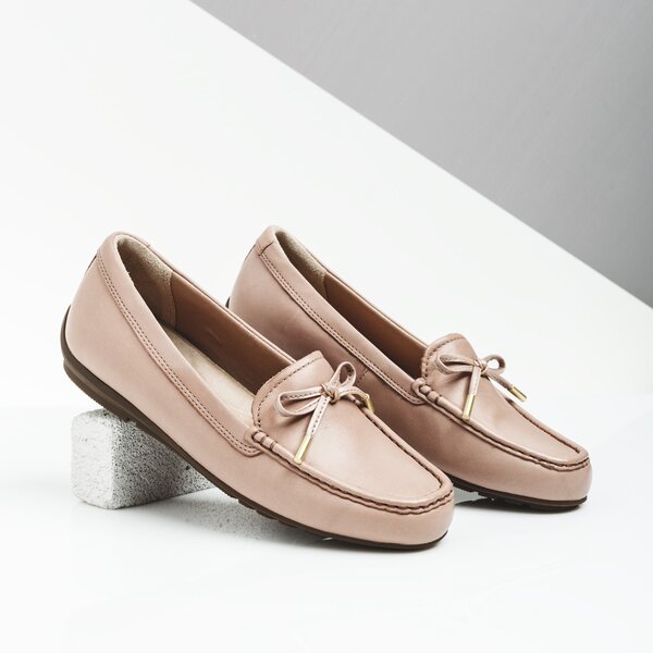 Damskie mokasyny i półbuty ROCKPORT TMD BOW MOC ch5019 kolor beżowy