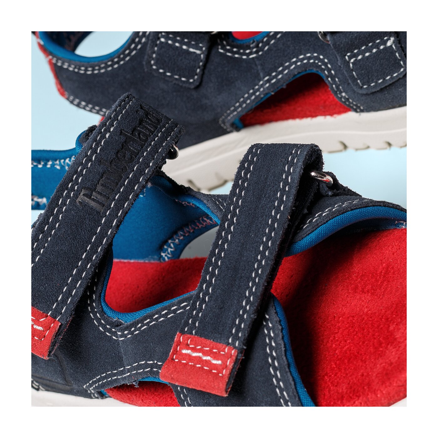 Dziecięce sandały / klapki TIMBERLAND PIERMONT H&L SANDAL a19we kolor granatowy