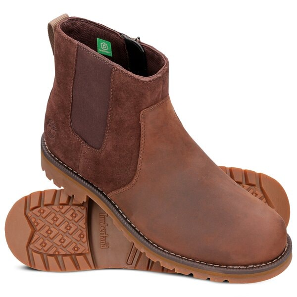 Męskie buty za kostkę TIMBERLAND LARCHMONT WP CHELSEA ca1umz kolor brązowy