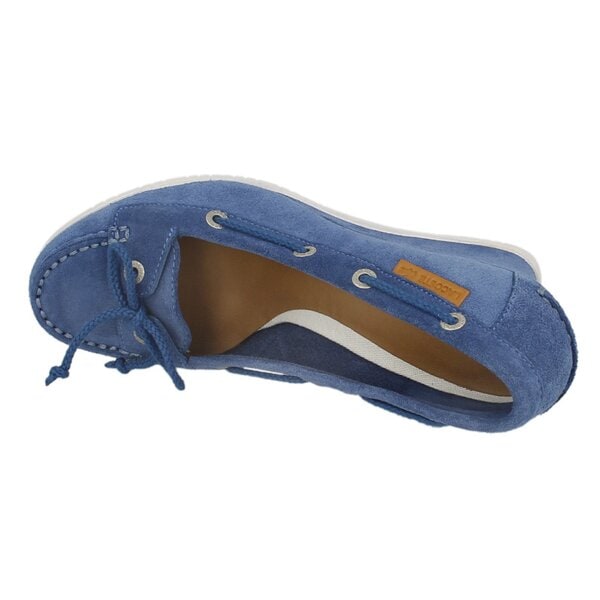 Damskie mokasyny i półbuty LACOSTE CORBON MID WEDGE 2 727srw1227125 kolor granatowy