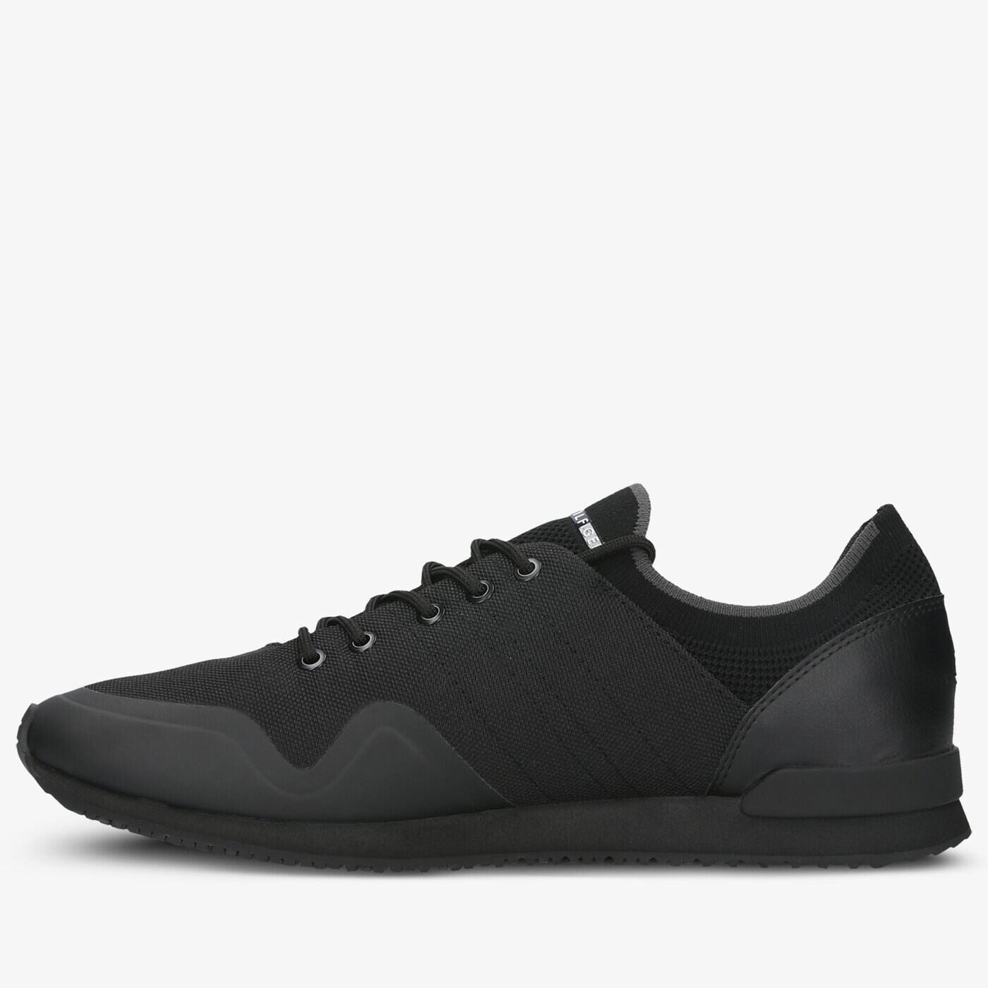 Męskie sneakersy (buty) TOMMY HILFIGER ICONIC SOCK KNIT RUNNER fm0fm03615bds kolor czarny