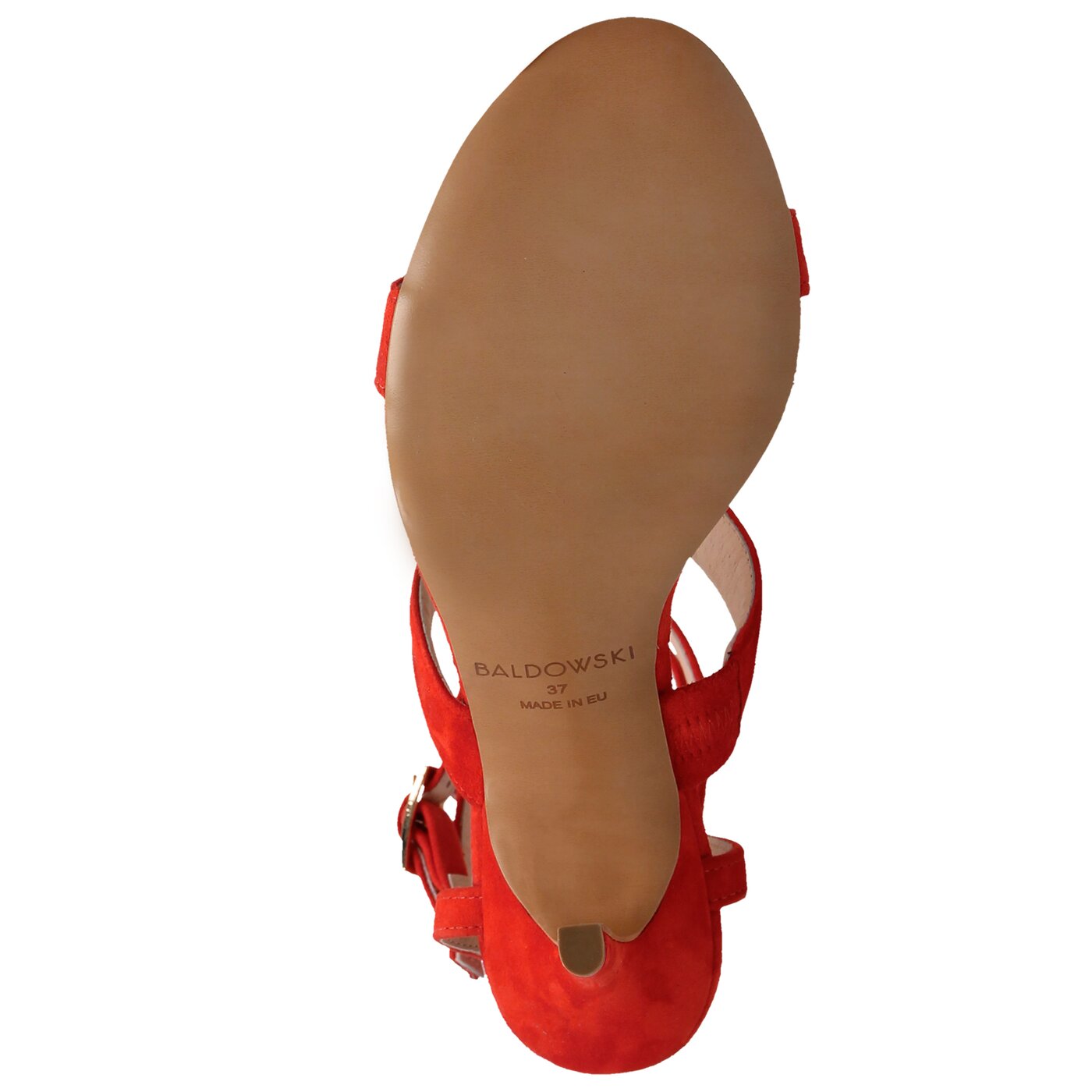 Damskie sandały BALDOWSKI SANDAŁY NA OBCASIE w00353/3436/001 kolor czerwony