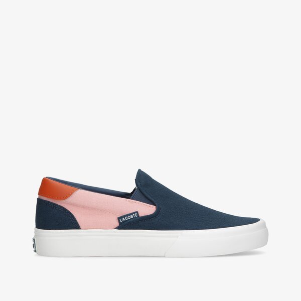 Dziecięce trampki LACOSTE JUMP SERVE SLP 0922 1 CUJ 743cuj0006alu kolor granatowy