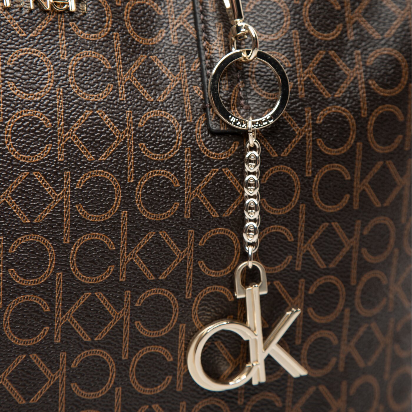 Damska torebka CALVIN KLEIN TOREBKA SHOPPER MD MONOGRAM k60k6081010hd kolor multicolor