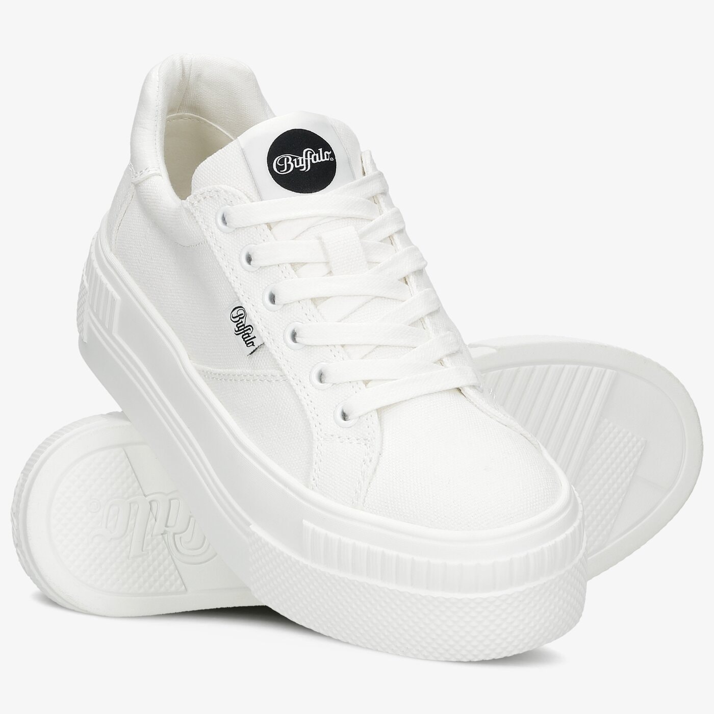 Damskie trampki BUFFALO PAIRED 1630474 kolor biały