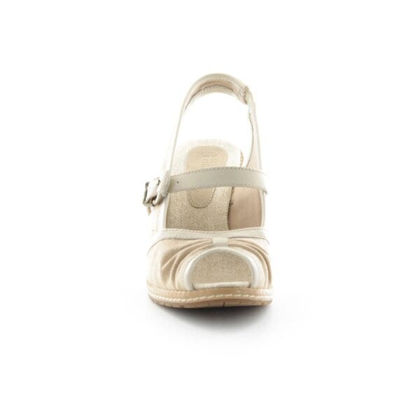 Damskie szpilki / czółenka TIMBERLAND EK MAESLIN PEEP TOE SLINGBACK 27676 kolor beżowy