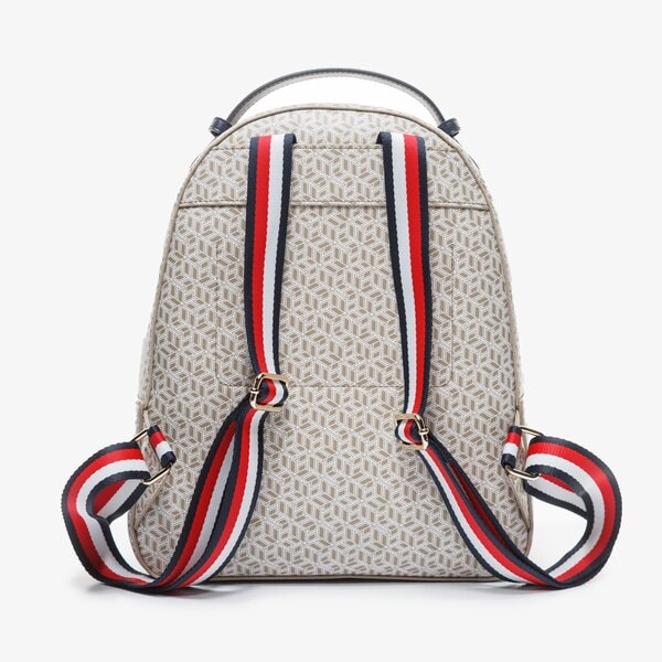 Damski plecak TOMMY HILFIGER PLECAK ICONIC MONOGRAM aw0aw079260f7 kolor multicolor
