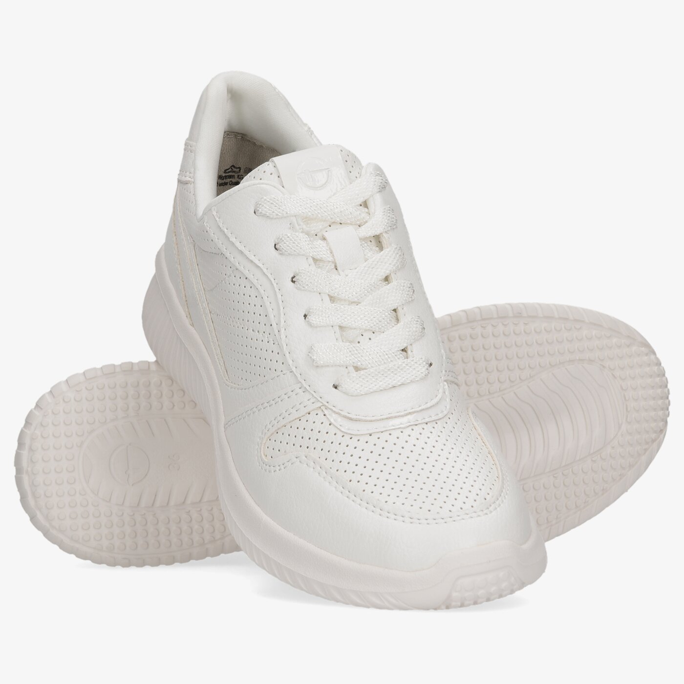 Damskie sneakersy (buty) TAMARIS SNEAKERS #2374628156# kolor biały