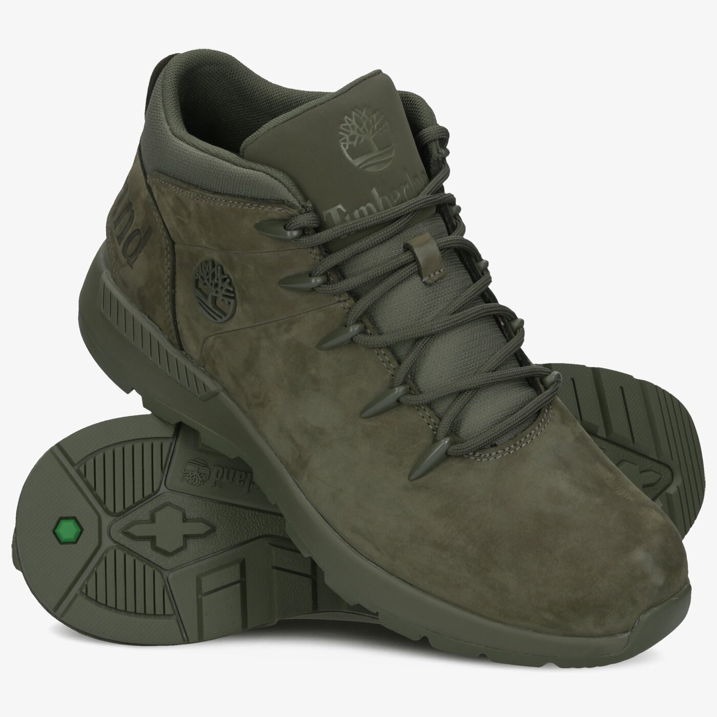 Męskie buty outdoor (trekkingowe) TIMBERLAND EURO SPRINT TREKKER tb0a1ykba581 kolor zielony