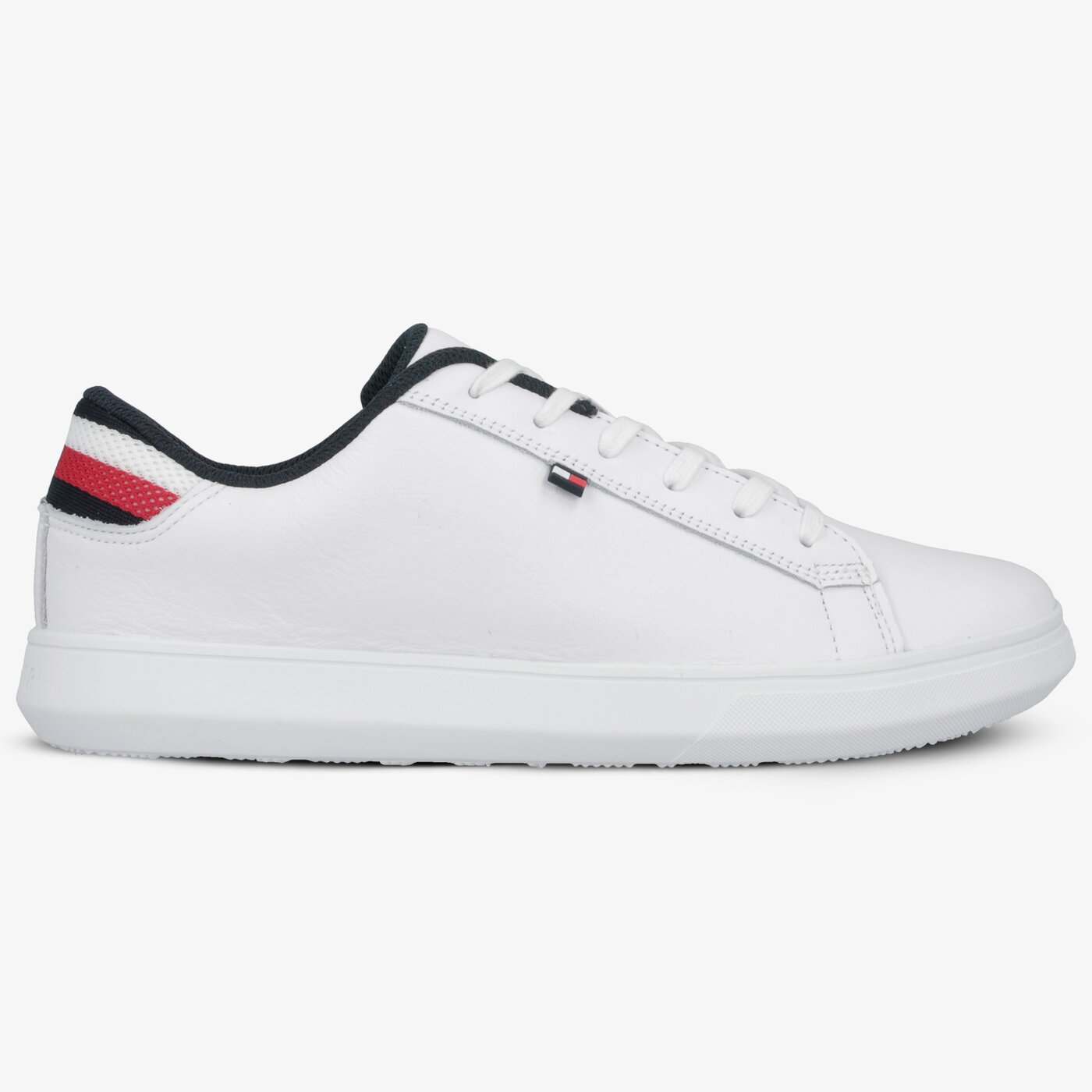 Męskie sneakersy (buty) TOMMY HILFIGER DANIEL 1A2 KNIT DETAIL fm0fm02272100 kolor biały