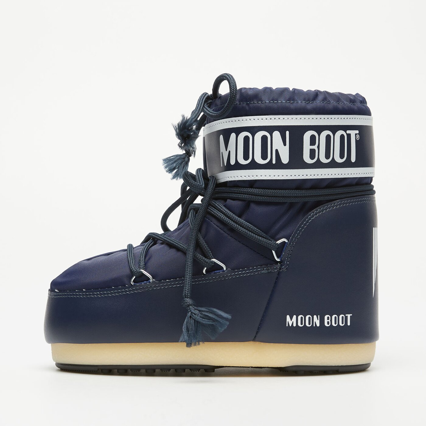 Damskie śniegowce MOON BOOT MB ICON LOW NYLON  80d1409340f003 kolor granatowy