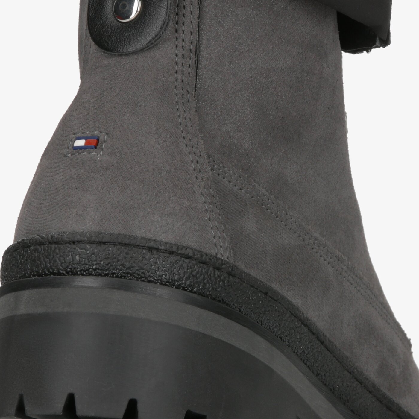 botki tommy hilfiger th outdoor bootie fw0fw06074 grey whisper pqu