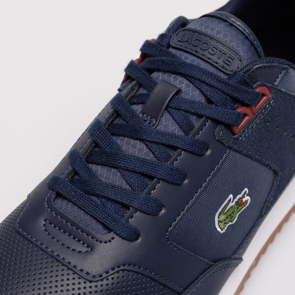 Męskie sneakersy (buty) LACOSTE PARTNER PISTE 222 1 744sma0051gu1 kolor granatowy