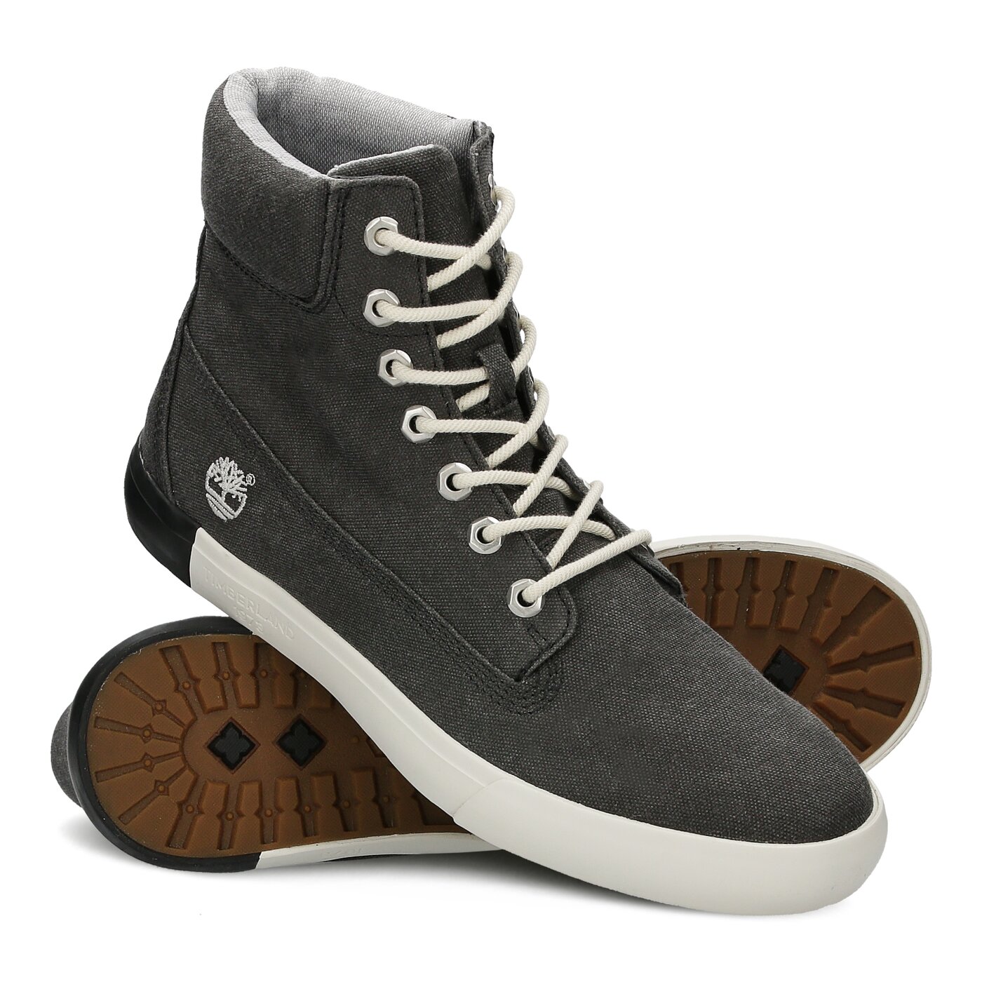 Męskie trampki TIMBERLAND NEWPORT BAY CANVAS 6 INCH a1axm kolor czarny