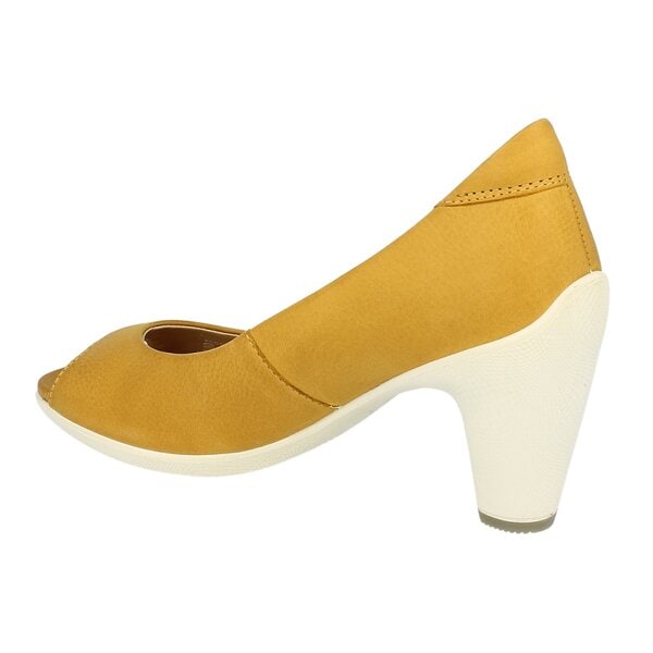 Damskie szpilki / czółenka ECCO SCULPTURED 65 SANDAL 23700302103 kolor żółty